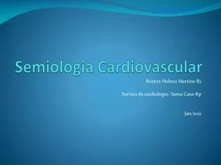 semiologia cardiovascular