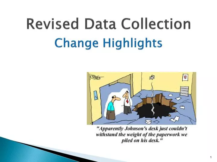 revised data collection c hange highlights