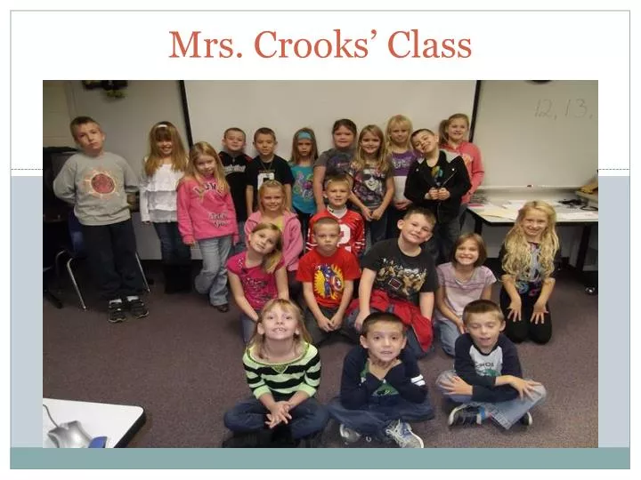 mrs crooks class