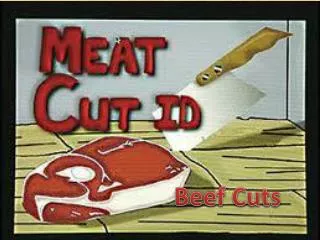 Meat Cut Identification