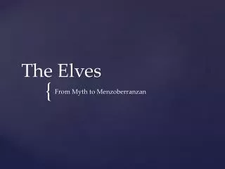 The Elves
