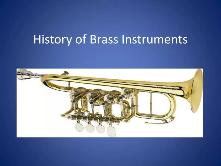 history of brass instruments