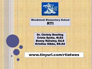 Woodstock Elementary School RTI