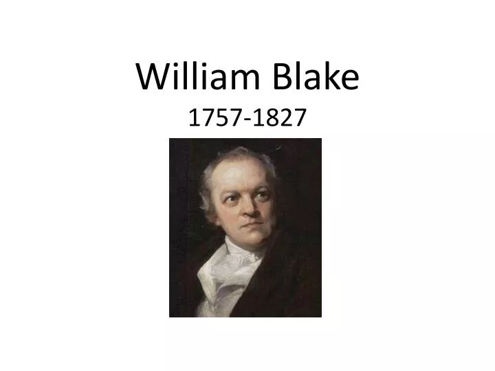 william blake 1757 1827