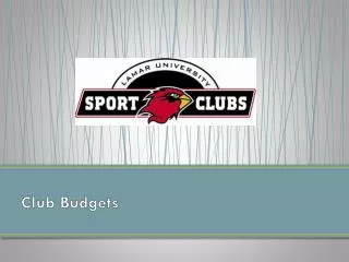 Club Budgets