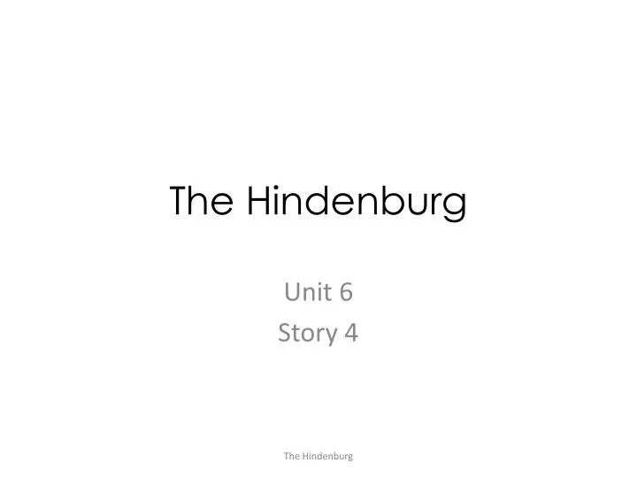 the hindenburg