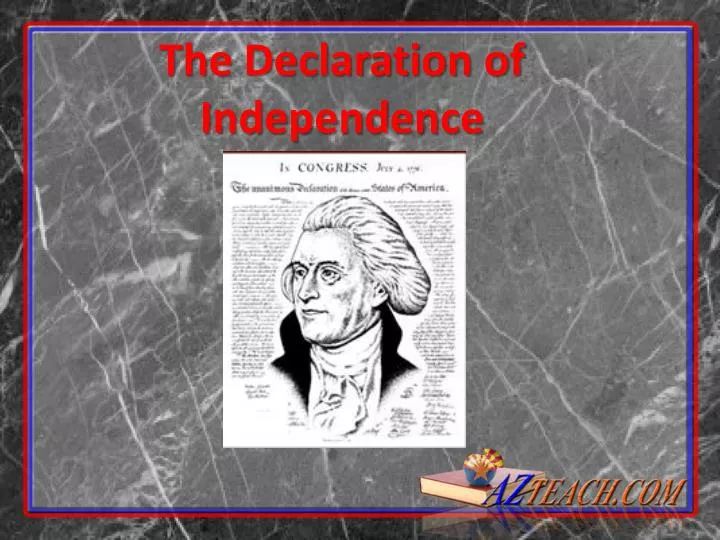 the declaration of independence