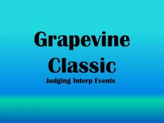 Grapevine Classic