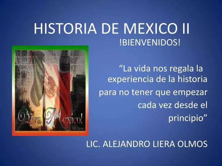historia de mexico ii