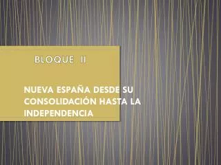 bloque i i