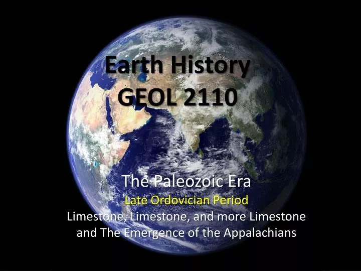earth history geol 2110