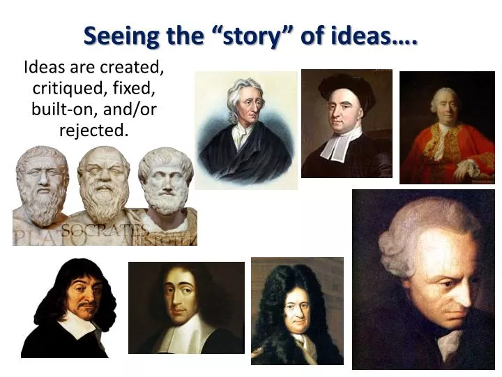 seeing the story of ideas