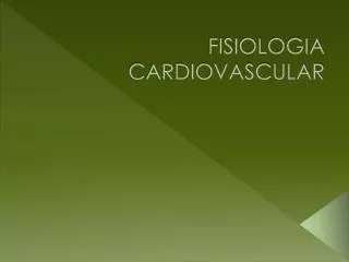 fisiologia cardiovascular