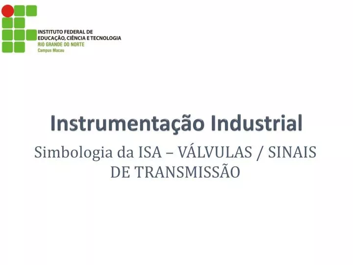 instrumenta o industrial