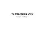 The Impending Crisis - slide 1