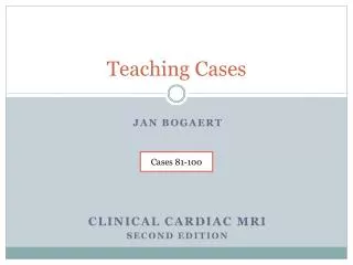 Teaching Cases