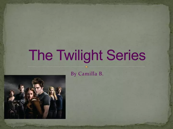 the twilight series