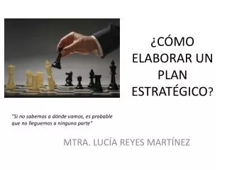 c mo elaborar un plan estrat gico