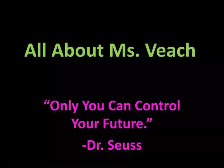 all about ms veach