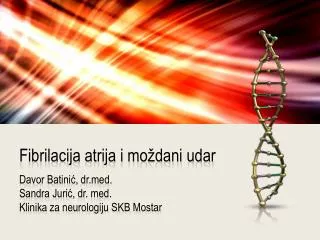 fibrilacija atrija i mo dani udar