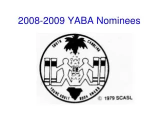 2008-2009 YABA Nominees