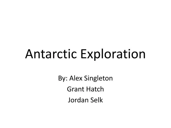 antarctic exploration