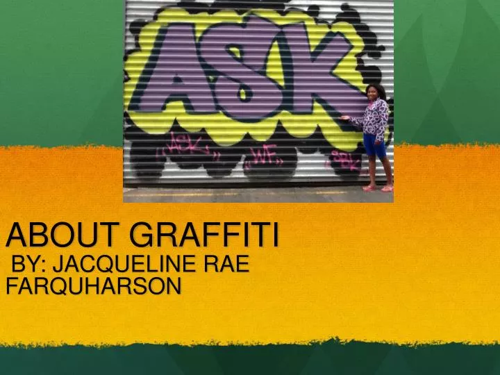 about graffiti