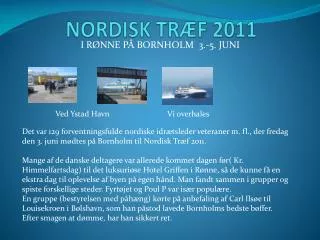 nordisk tr f 2011