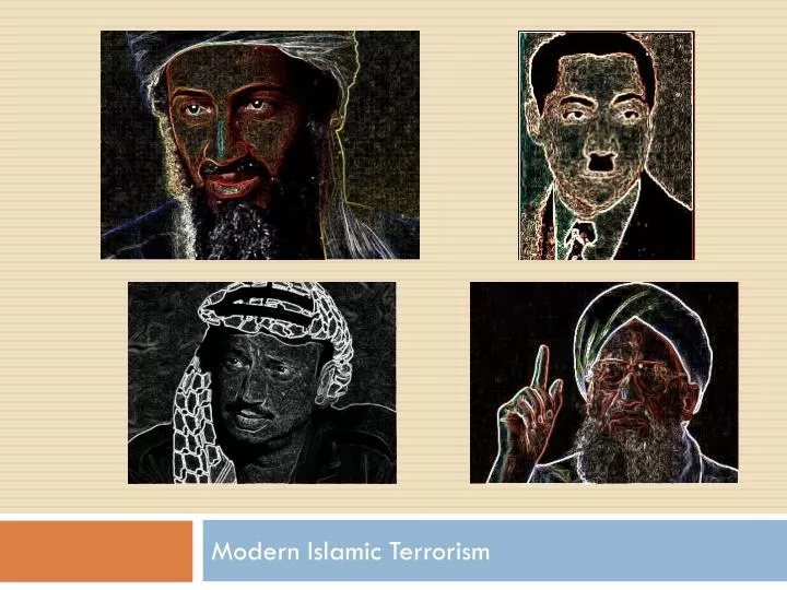 modern islamic terrorism