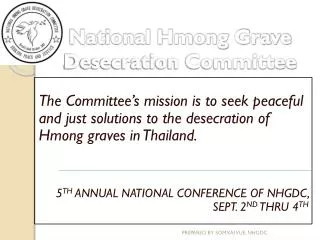 National Hmong Grave Desecration Committee