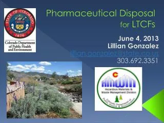 Pharmaceutical Disposal for LTCFs
