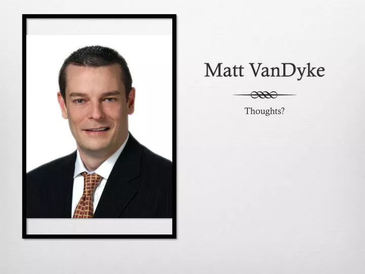 matt vandyke