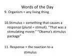 Understanding Organisms: Stimuli, Responses, and Observation Techniques - slide 1