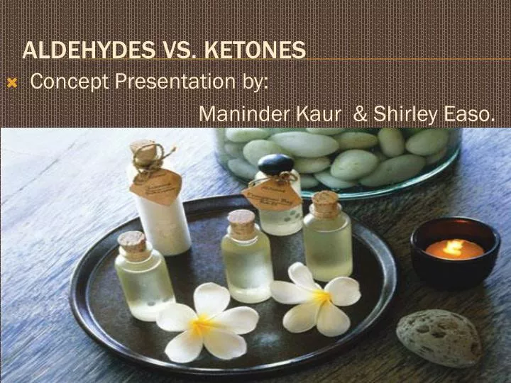 aldehydes vs ketones