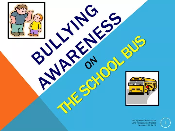 bullying awareness on the school bus