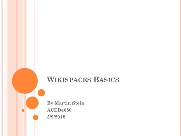wikispaces basics