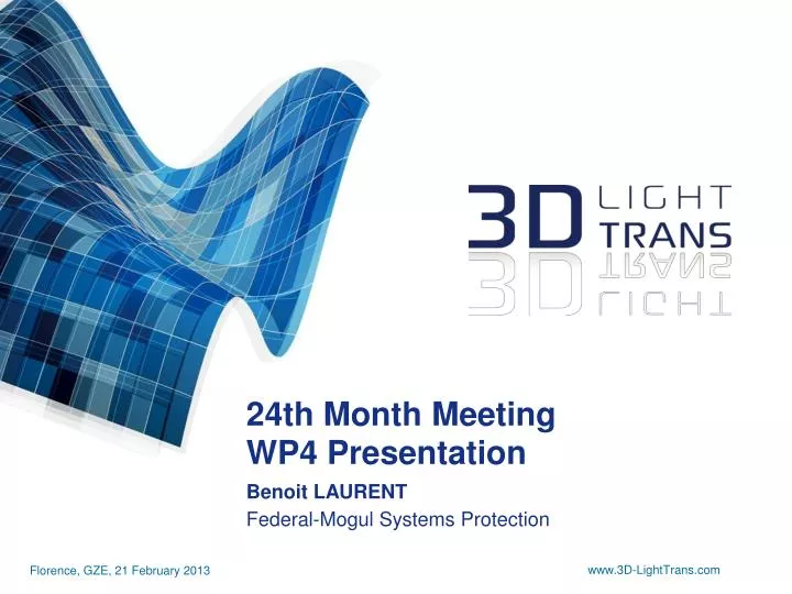 24th month meeting wp4 presentation