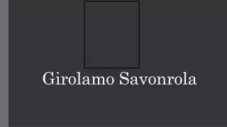 Girolamo Savonrola