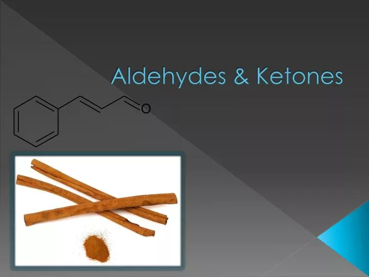 aldehydes ketones