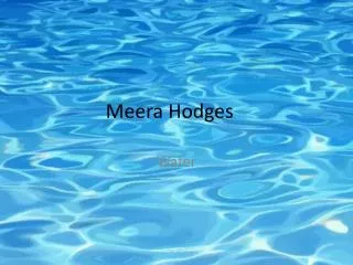 Meera Hodges
