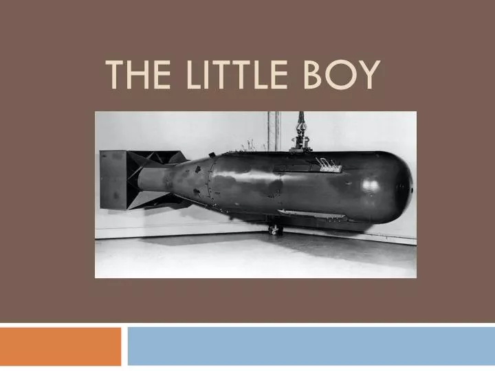 the little boy
