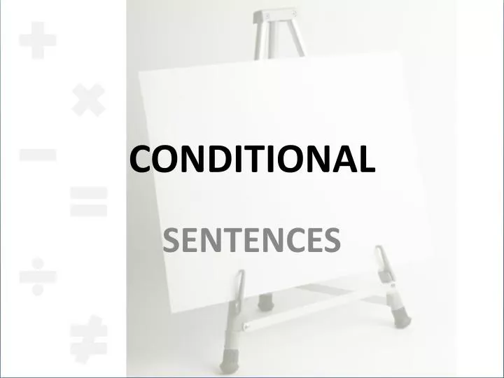 conditional