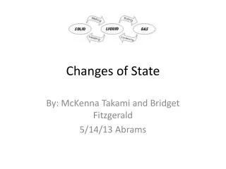 Changes of State