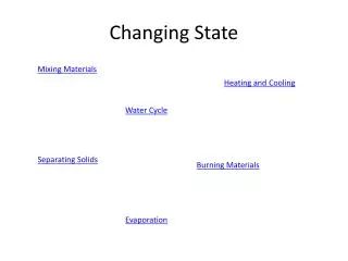 Changing State