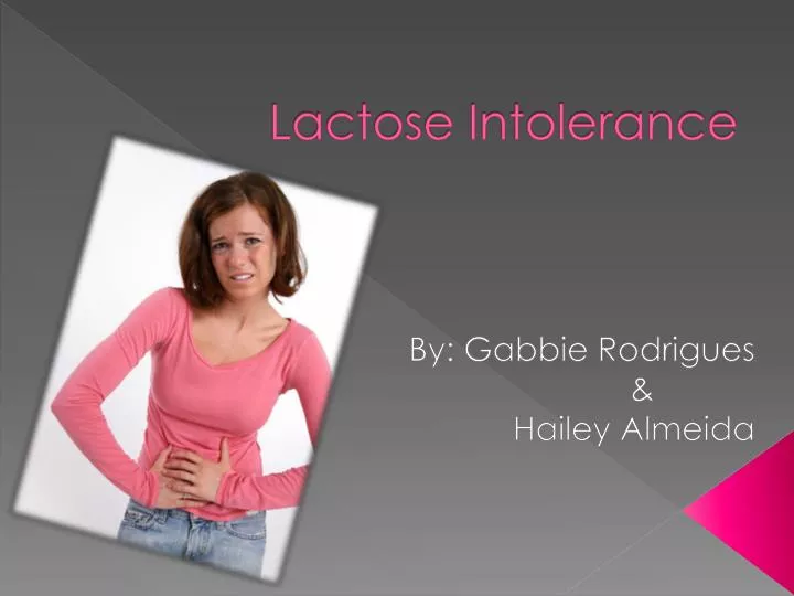 lactose intolerance