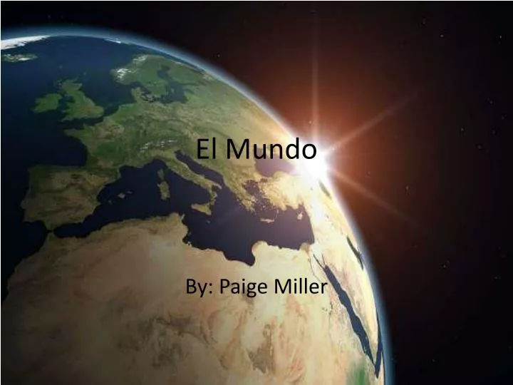 el mundo