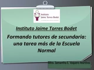 instituto jaime torres bodet