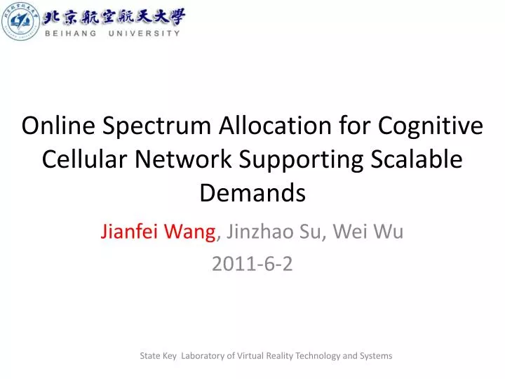 online spectrum allocation for cognitive cellular network supporting scalable demands