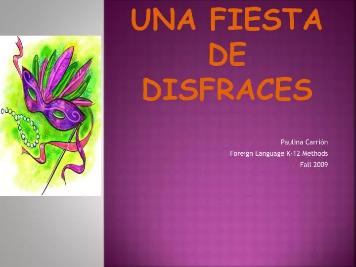 una fiesta de disfraces