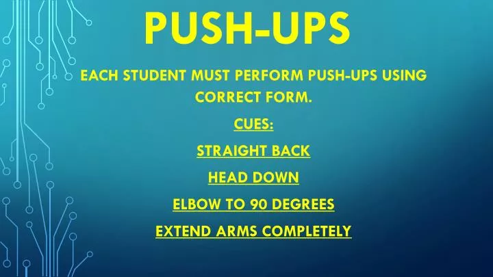 push ups
